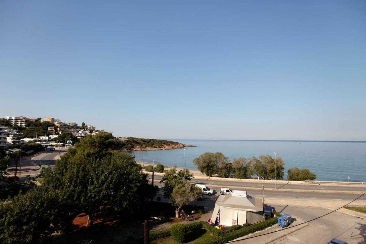 Seaside Renovated Top Floor Apartment Saronida Luaran gambar
