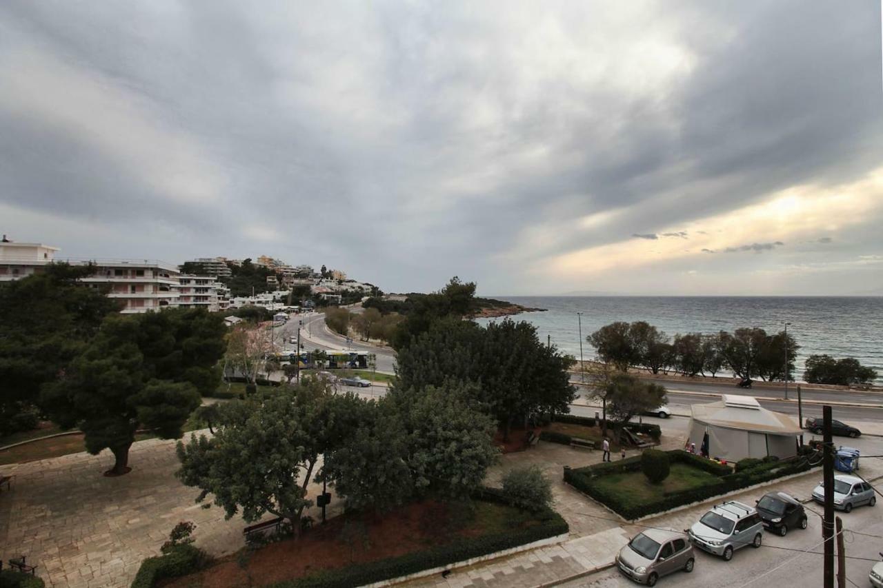 Seaside Renovated Top Floor Apartment Saronida Luaran gambar