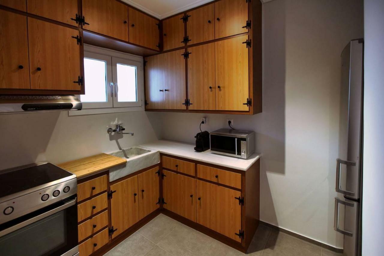 Seaside Renovated Top Floor Apartment Saronida Luaran gambar