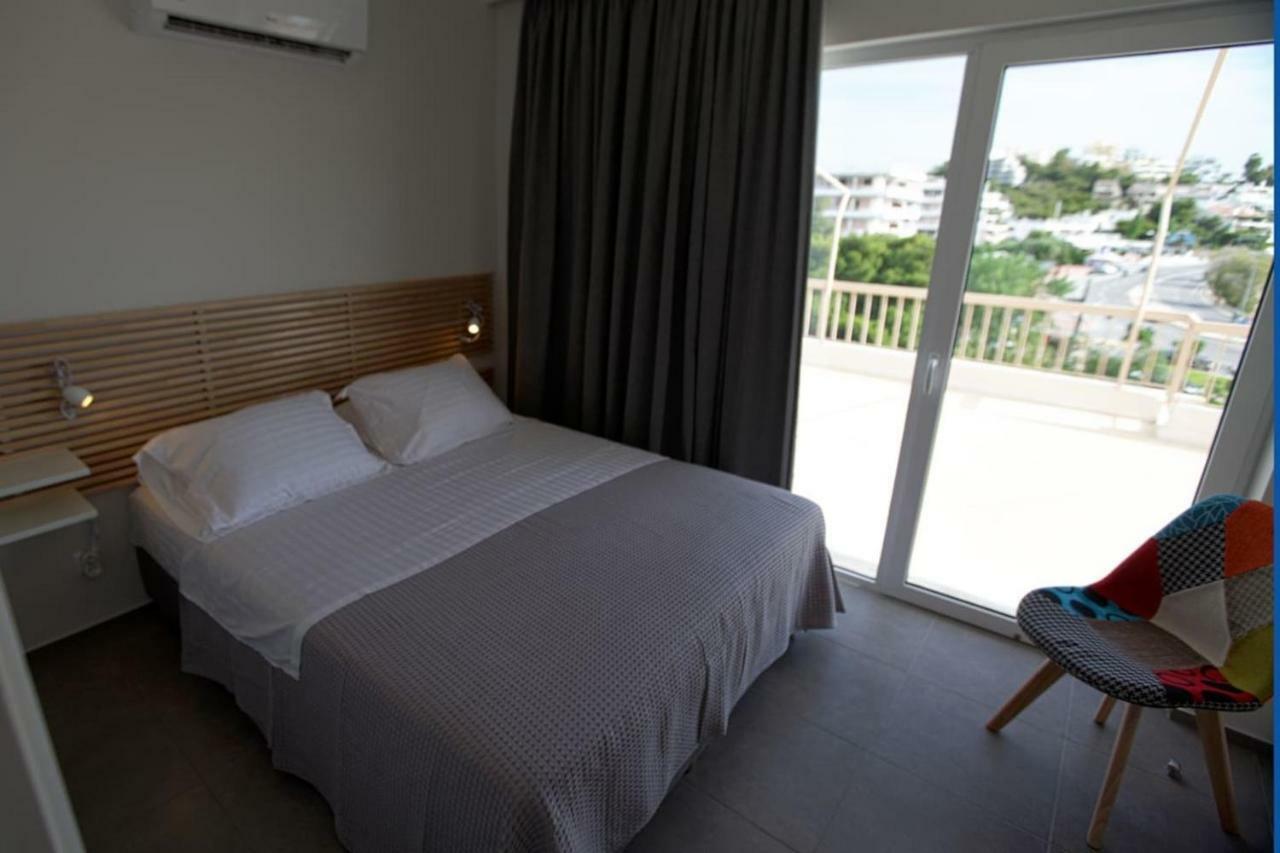 Seaside Renovated Top Floor Apartment Saronida Luaran gambar